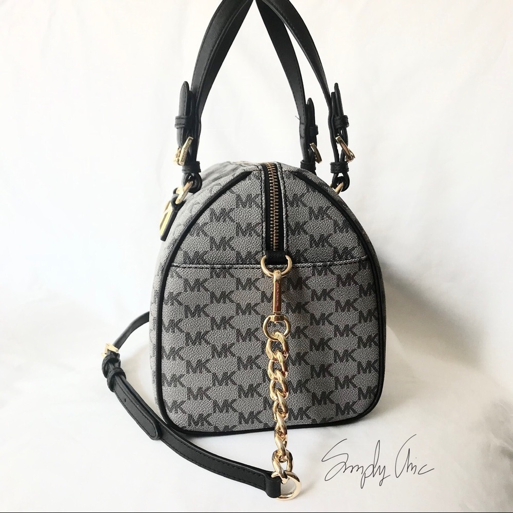 New authentic Grayson monogram satchel black - Picture 3 of 6